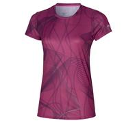 Mizuno Women's Graphic Tee Running, Magenta Haze, S
