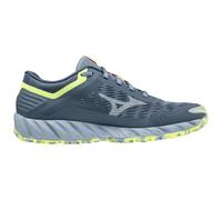 Mizuno Women Wave Ibuki 3 Trail Shoe, VIndigo/SubduedB/NeoLime, UK 4.5