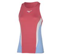 Mizuno Women's Printed Tank Tennis, Tea Rose, XL