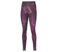 Mizuno Womens Printed Legging Purple Gym Training Exercise / RRP £50