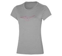 Mizuno Women's RB Logo Tee Training, Gray, S