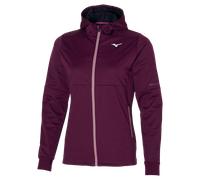 Mizuno Womens Sports Running BT Zip Up Coat Jacket Grape Wine / 50% Off RRP £120
