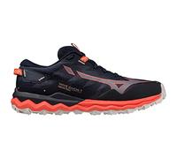 Mizuno Women's Wave Daichi 7 Sneaker, NSky/Quicksilver/HCoral, 5 UK