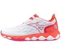 Mizuno Wave Enforce Tour Ac Women Sneaker, White-Radiant Red, 4 UK