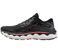 Mizuno Womens Wave Horizon 7 Running Shoe, Black/Dubarry, 8 UK