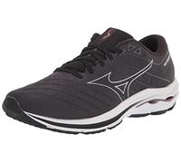 Mizuno Women's Wave Inspire 18 Running Shoe Sneaker, Black/Silver, 3.5 UK