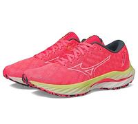 Mizuno Women's Wave Inspire 19 Running Shoe, High/Vis Pink/Snow White, 9