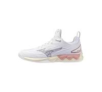Mizuno Women's Wave Luminous White/Red Sneakers 2026, White/Pink, 6.5 UK
