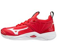 Mizuno Women's Wave Momentum 2 Volleyball Shoe, Red/White, 8 UK