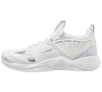 Mizuno Women's Wave Momentum 2 Volleyball Shoe, White and Silver, 10 UK