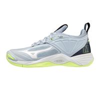 Mizuno Women's Wave Momentum 2 (W) Trainers, White mottled Neolime, 10.5 UK
