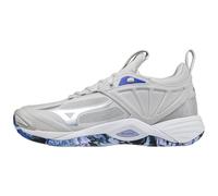 Mizuno Women's Wave Momentum 2 Walking Shoe, Antartica Galaxy Silver Purple Blue, 10.5 UK