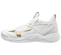 Mizuno Women's Wave Momentum 2 | Women's Indoor Volleyball Shoe | White/Black | US Women's 10, White/Black, 10