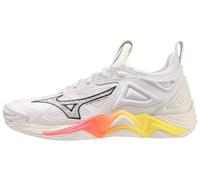 Mizuno Women's Wave Momentum 3 Volleyball Shoe, Snw Wht-high-vs Pnk, 8.5 UK