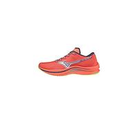 Mizuno Women's Wave Rebellion (W) Running Shoes, Neonflame White Neolime, 5.5 UK