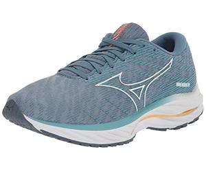 Mizuno Women's Wave Rider 26 Running Shoe, Mountain Spring Wht, 3.5 UK