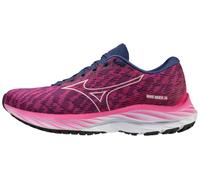 Mizuno Women's Wave Rider 26 Sneaker, FFuchsia/HBlue/Innuendo, 5 UK