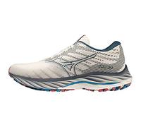 Mizuno Wave Rider 26 Neutral Running Shoe Women - White, Blue, Size 5.5