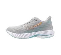 Mizuno Women's Wave Rider 28 Running Shoe, Harbor Mist-White, 7.5