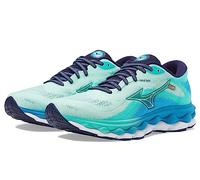 Mizuno Women's Wave Sky 7 Running Shoe, Beveled Glass-White, 8