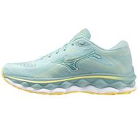 Mizuno Women's Wave Sky 7 Running Shoe, Eggshell Blue/White, 5 UK