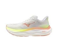 Mizuno Women's Wave Sky 9 D Running Shoe, White-Desert Flower, US Womens 6, White-desert Flower, 9.5