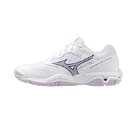Mizuno Wave Phantom 3 Womens Court Shoes White Netball Sports Training Trainers