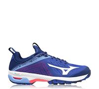Mizuno X1GA2010 Unisex Adults’ Handball Shoe, Reflexbluec/Wht/Diva Pink, 6 UK