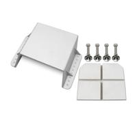 MJ-1-DP 4'' Setback Mini Jacker Small Engine Jack Plate with Wooden Mounting Block for Outboard Motors Up to 35HP