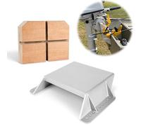 MJ-1-DP Mini Jack Plate with 4" Setback, Fits Outboard Motor Up to 35 HP, Cast Aluminum with Mounting Wood