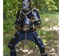 MJ-CRAFT The Wicked Black Knight Functional Medieval Armor Costume (Complete Armor Set)