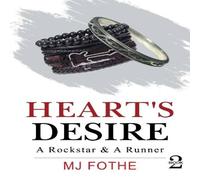 MJ Fothe Heart's Desire: A Rockstar & A Runner Paperback Book MJ Fothe Multicolor