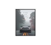 MJ-GRAPHICS® Motivational Pictures Porsche 911 GTS Pictures Office, A4 Picture Office Motivation Poster Porsche Carrera Motivational Pictures Car Mood Poster Luxury, Goals Dream Picture Affirmations