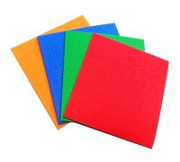 MJ Stuff Fun Foam Mosaic Tiles Set - Squares, Circles, Triangles | Easy Arts & Crafts Kit for Creative Kids Ages 3+