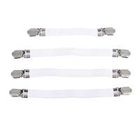 MJ Stuff Set of 4 Ironing Board Cover Fasteners - Elastic Brace Straps - Laundry Home Clips