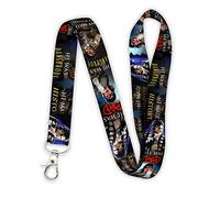 MJ Vintage Michael J Pop Lanyard, Black, Medium