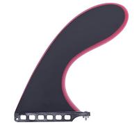 MJADAADE 10" Inch Surfboard Fin Fiberglass Center Single Box Fin Longboard Us Base Sup Accessories(Bordo 10 inch)