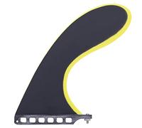 MJADAADE 10" Inch Surfboard Fin Fiberglass Center Single Box Fin Longboard Us Base Sup Accessories(Yellow 10 inch)