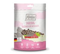 MjAMjAM - premium cat snack - snack bag - culinary wild salmon, pack of 1 (1 x 125 g), natural without any synthetic preservatives