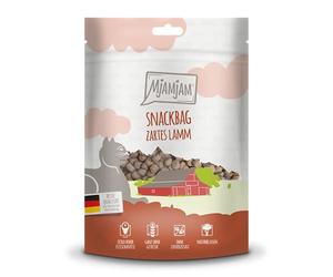 MjAMjAM - premium cat snack - snack bag - tender lamb, pack of 1 (1 x 125 g), natural without any synthetic preservatives