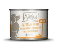 MjAMjAM - Premium Wet Dog Food - Juicy Chicken with Soft Duck on Carrots and Boiled Millet, 1 Pack (1 x 200g), Grain Free with Extra Meat