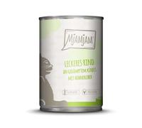 MjAMjAM - Premium wet food for cats - delicious beef on steamed pumpkin, 1 pack (1 x 400 g), grain-free with lots of meat