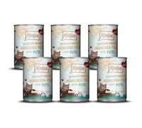 MjAMjAM - Premium wet food for cats - Duett - Chicken fillet kisses turkey, 6 pack (6x390g), grain-free