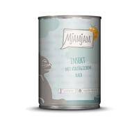 MjAMjAM - premium wet food for cats - insect with excellent calf, pack of 6 (6 x 400 g), grain-free with insect protein