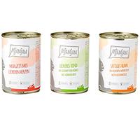 MjAMjAM - premium wet food for cats - mixed package I - chicken, beef, hearts, pack of 6 (6 x 400 g), grain-free with extra meat