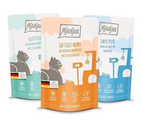 MjAMjAM - premium wet food for cats - Mixed package IV - 4*chicken, 4*duck & poultry, 4*turkey 12 x 125g, pack of 12 (12 x 125g), grain-free with extra meat