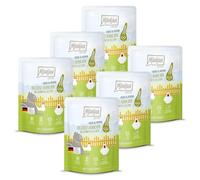 MjAMjAM - Premium wet food for cats - Quetschie - Chicks & Friends delicious chicken with steamed courgette, 6 pack (6 x 300g), grain-free