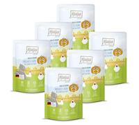 MjAMjAM - Premium wet food for cats - Quetschie - Chicks & Friends fabulous chicken with steamed pumpkin, 6 pack (6 x 300g), grain-free