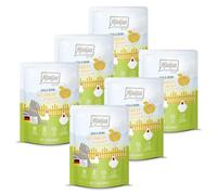 MjAMjAM - Premium wet food for cats - Quetschie - Chicks & Friends tender chicken with tasty apple pieces, 6 pack (6 x 300g), grain-free