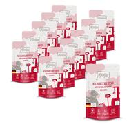 MjAMjAM - premium wet food for cats - Quetschie - culinary deer and turkey with fresh cranberries, pack of 12 (12 x 125 g), grain-free with extra meat